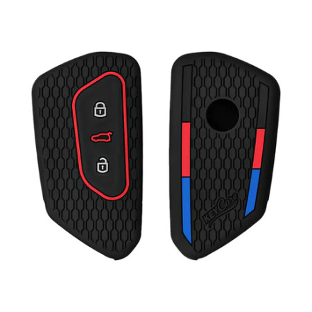 Keycare silicone key cover fit for Skoda / Volkswagen 3b new smart key | KC74 Keycare silicone key cover fit for Skoda / Volkswagen 3b new smart key | KC74